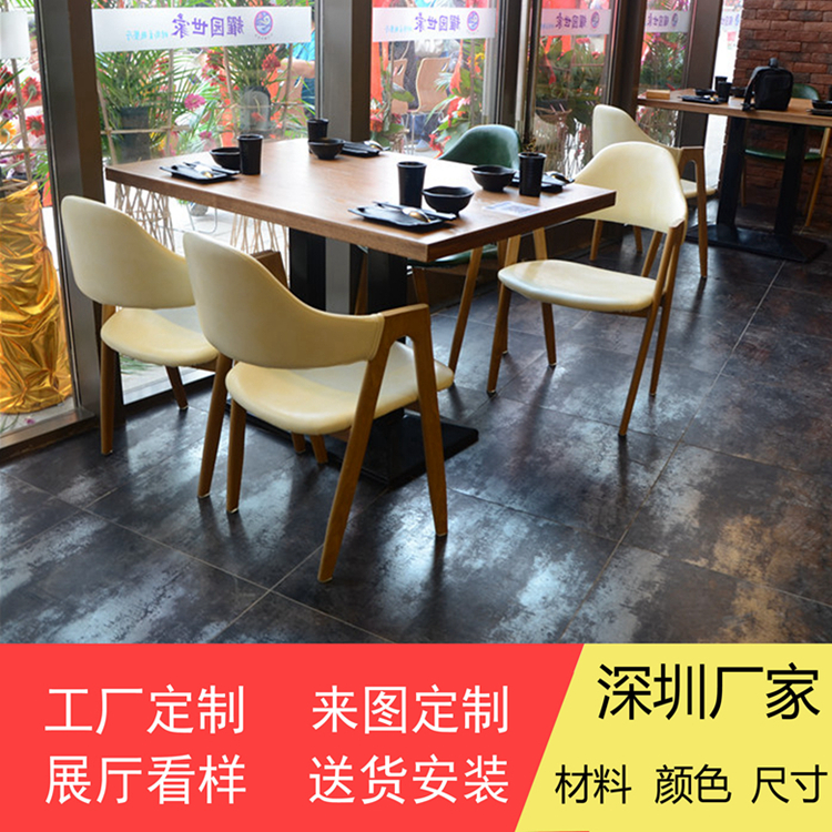 西餐桌實(shí)木餐桌自助美食餐桌